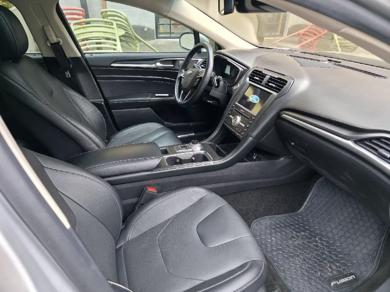 Ford Fusion Hybrid Silver 2